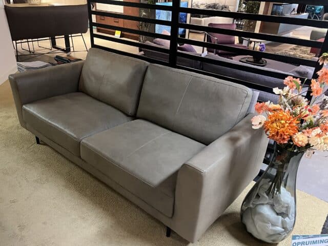 Bank 3 Zits Arc Leder